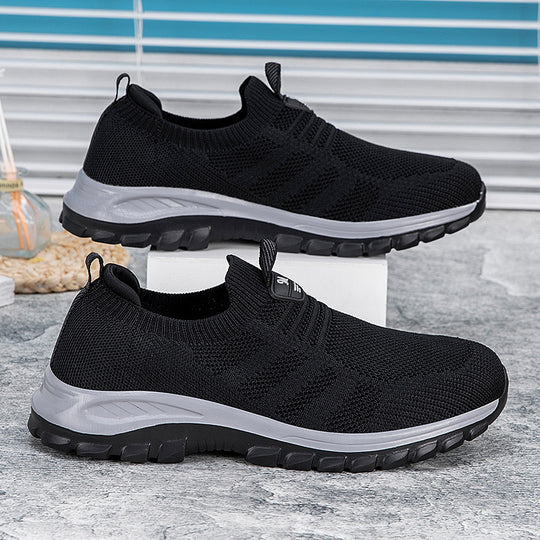 Damen Sportschuhe mit atmungsaktiver Strickoberfläche und rutschfester Sohle EB