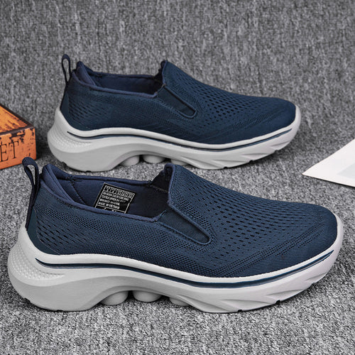 Damen Flexible Slip-On Sneakers mit dämpfender Sohle EB