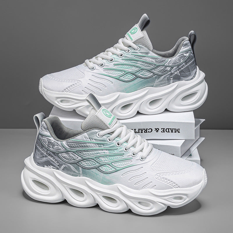 Damen Sportliche Laufschuhe mit innovativer Mesh-Oberfläche und dämpfender Sohle EB