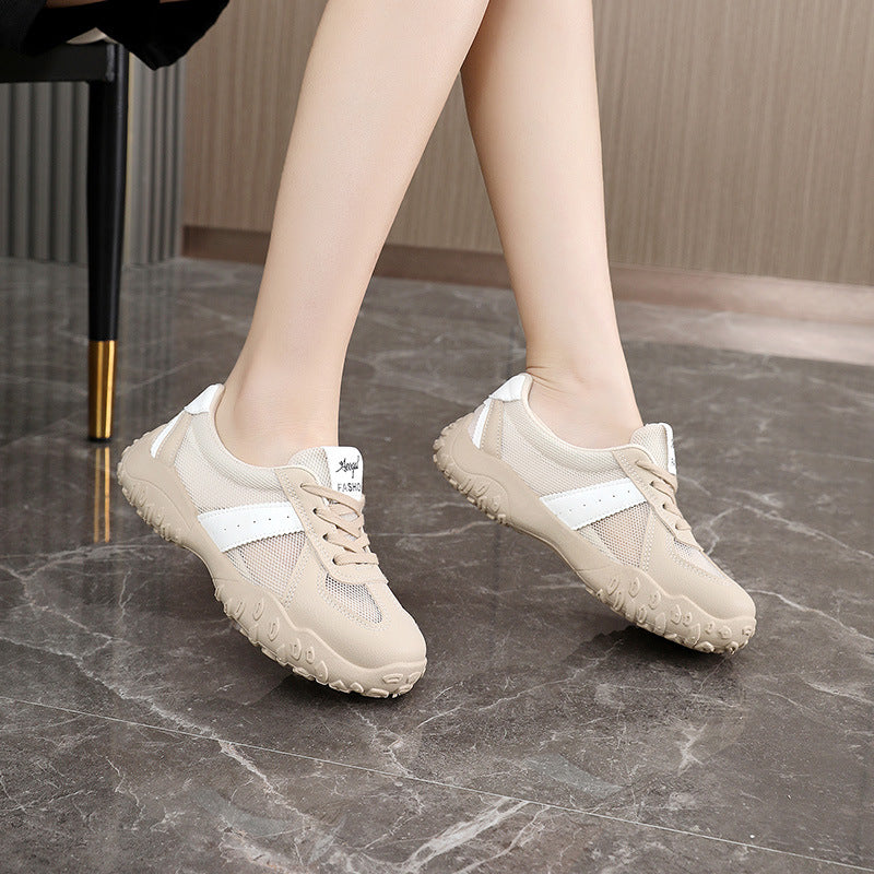 Damen Sportliche Freizeitsneaker mit atmungsaktiver Mesh-Oberfläche und rutschfester Sohle EB