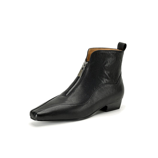Damen Stiefeletten mit elegantem Reißverschluss und komfortablem Design EB