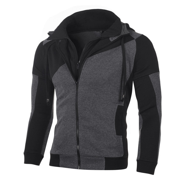 Damen Sportliche Kapuzenjacke mit hohem Kragen und praktischen Reißverschlusstaschen EB