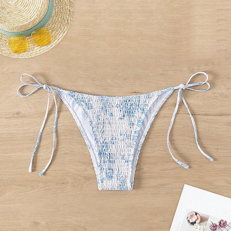 Damen Bikiniunterteil mit seitlichem Bindeband und schmeichelndem Schnitt EB