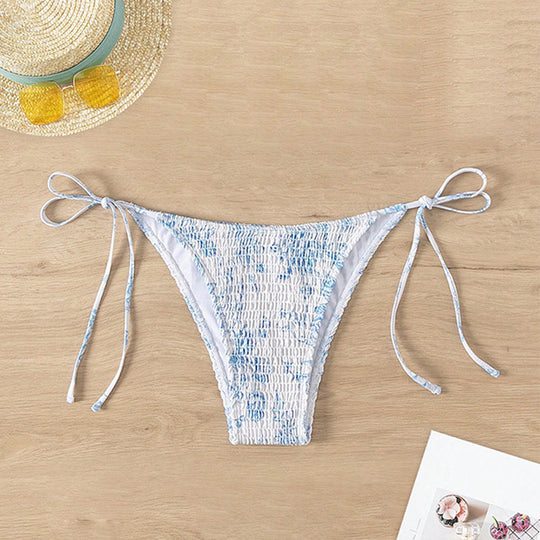 Damen Bikiniunterteil mit seitlichem Bindeband und schmeichelndem Schnitt EB