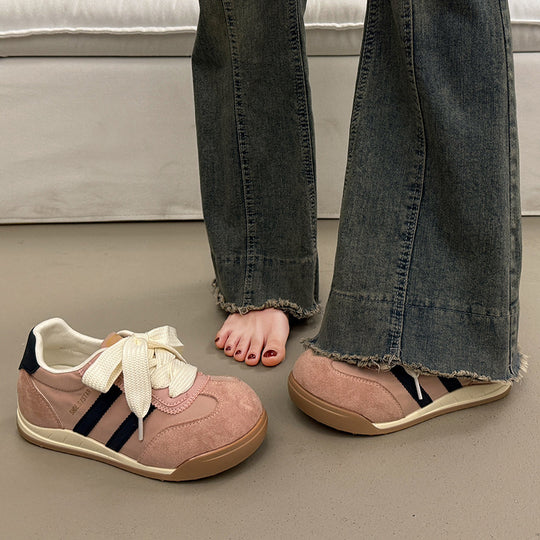 Damen Bequeme Sneakers mit modischen Akzenten und atmungsaktivem Obermaterial EB