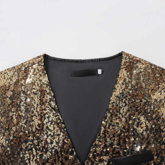 Herren eleganter Paillettenblazer EB