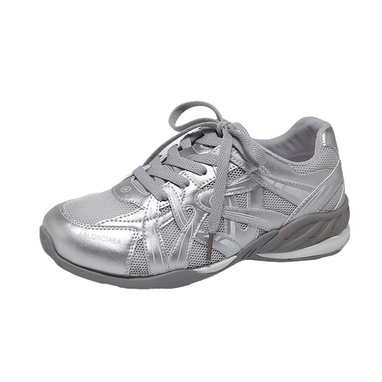 Damen Sportliche Sneakers mit atmungsaktiver Mesh-Oberfläche und ergonomischer Sohle EB