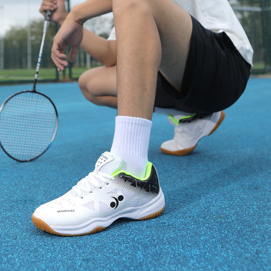 Unisex Indoor-Court-Sneaker mit griffiger nicht abfärbender Gummisohle und verstärkter Zehenkappe EB