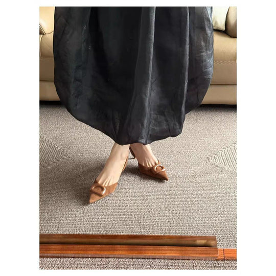Damen elegante Slingback Pumps mit modernem Riemendesign EB