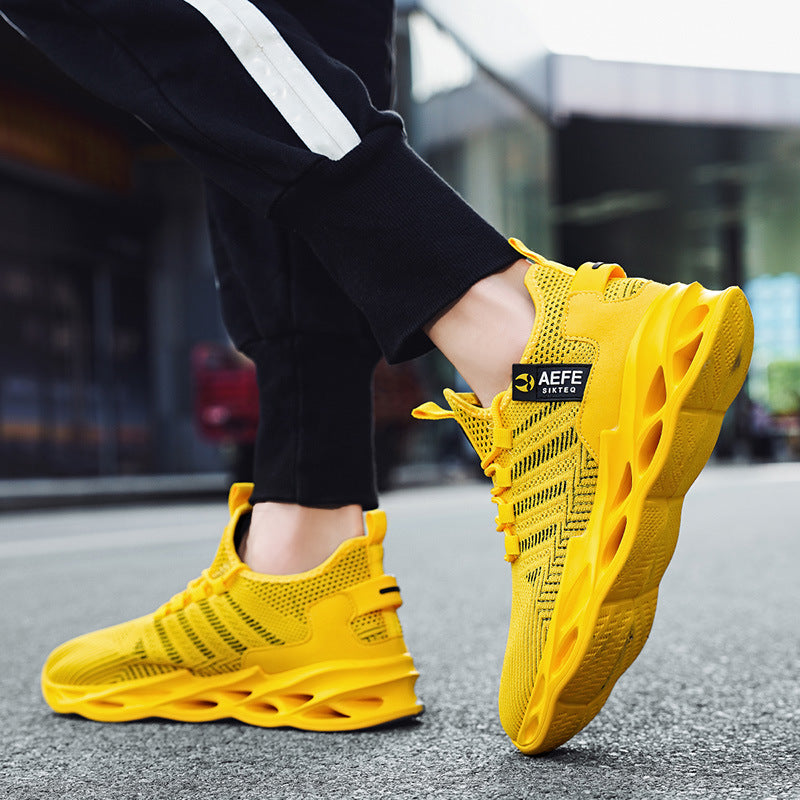 Damen Atmungsaktive und rutschfeste Lauf Sneakers mit stoßdämpfender Sohle EB