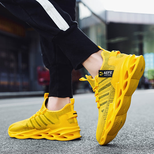 Damen Atmungsaktive und rutschfeste Lauf Sneakers mit stoßdämpfender Sohle EB