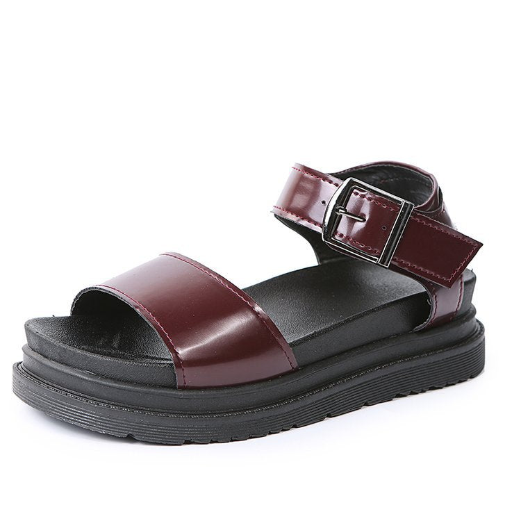 Damen Riemensandalen mit ergonomischem Fußbett und verstellbarem Schnallenverschluss EB