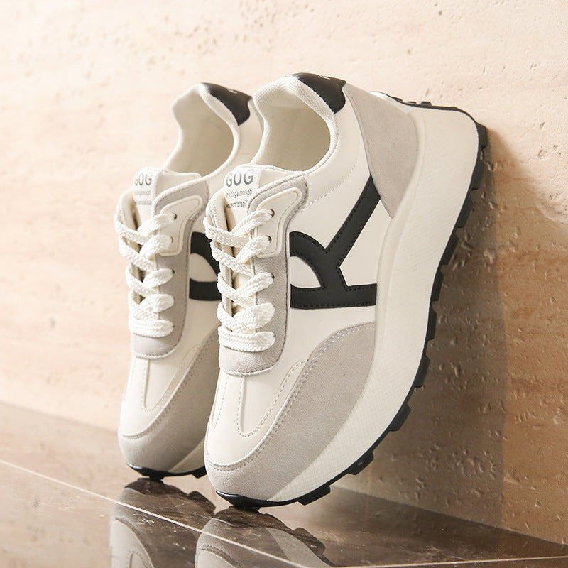 Damen Elegante Freizeit-Sneaker mit atmungsaktiver Sohle und gepolstertem Innenfutter EB