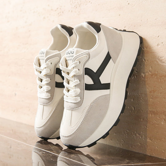 Damen Elegante Freizeit-Sneaker mit atmungsaktiver Sohle und gepolstertem Innenfutter EB