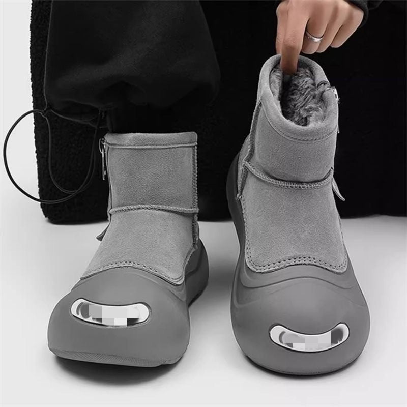Damen gefütterte Winterstiefel mit rutschfester Sohle und modischem Futter EB