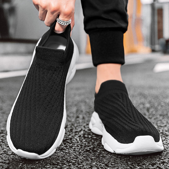 Damen Sportliche Slip-On Sneakers mit flexibler Sohle EB