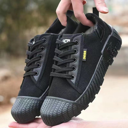 Damen modische Freizeit-Sneaker mit robustem Obermaterial und rutschfester Sohle EB
