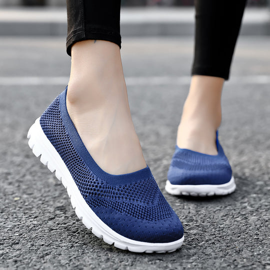 Damen Leichte und atmungsaktive Slip-On Sneakers EB