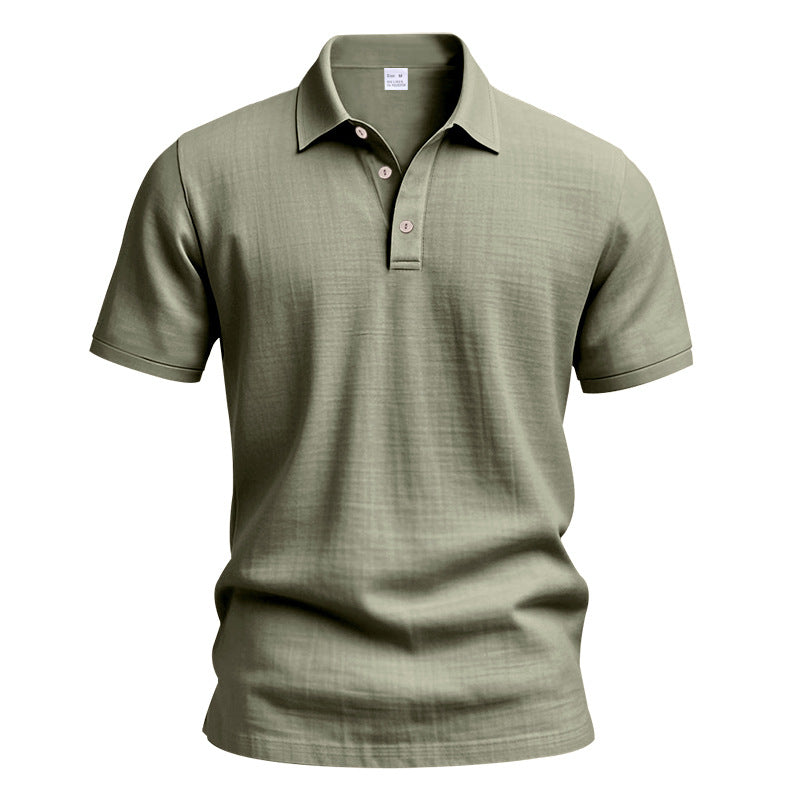 Herren Polo-Hemd mit strukturiertem Design und hochwertiger Baumwolle EB