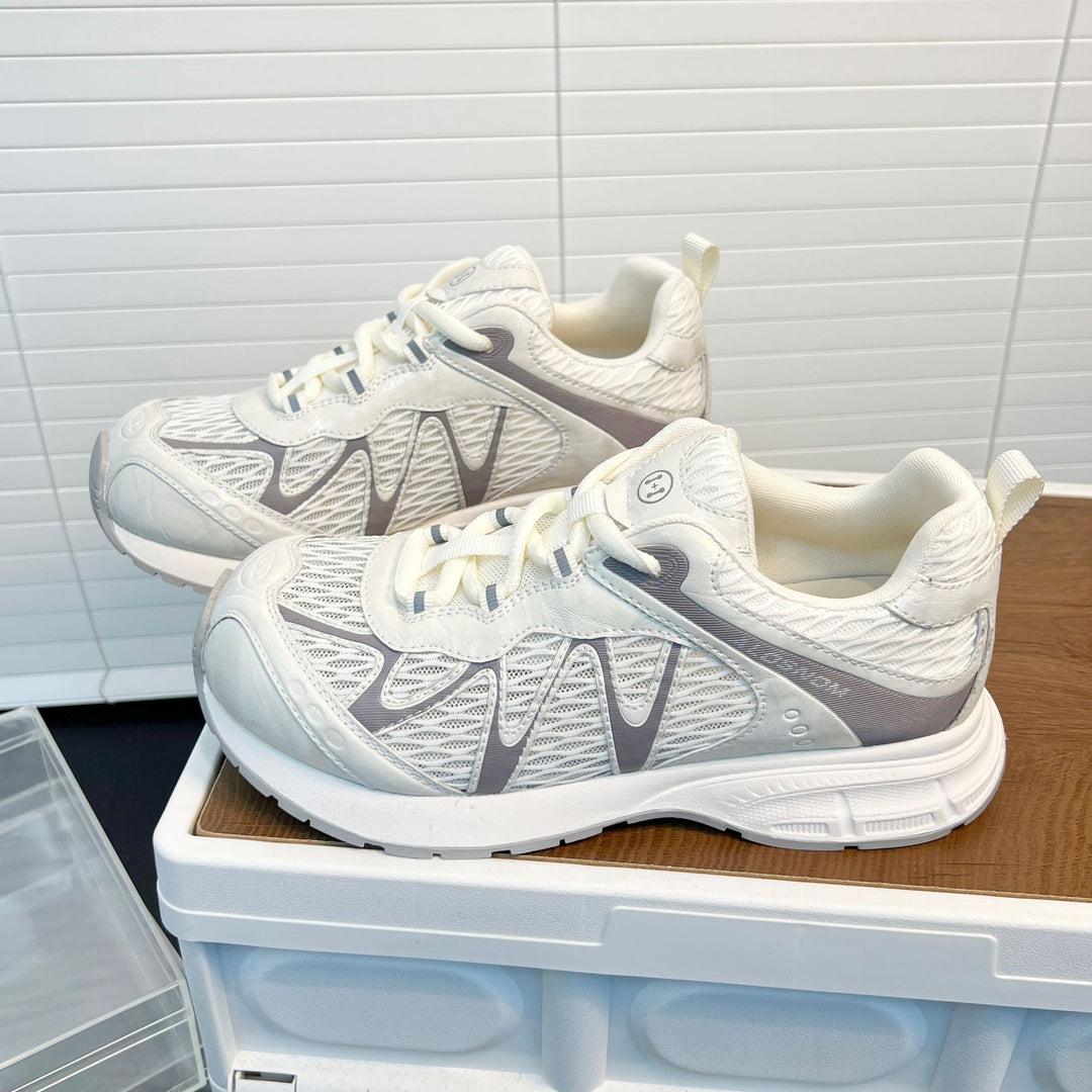 Damen Sportliche Laufschuhe mit atmungsaktiver Mesh-Oberfläche und ergonomischem Fußbett EB
