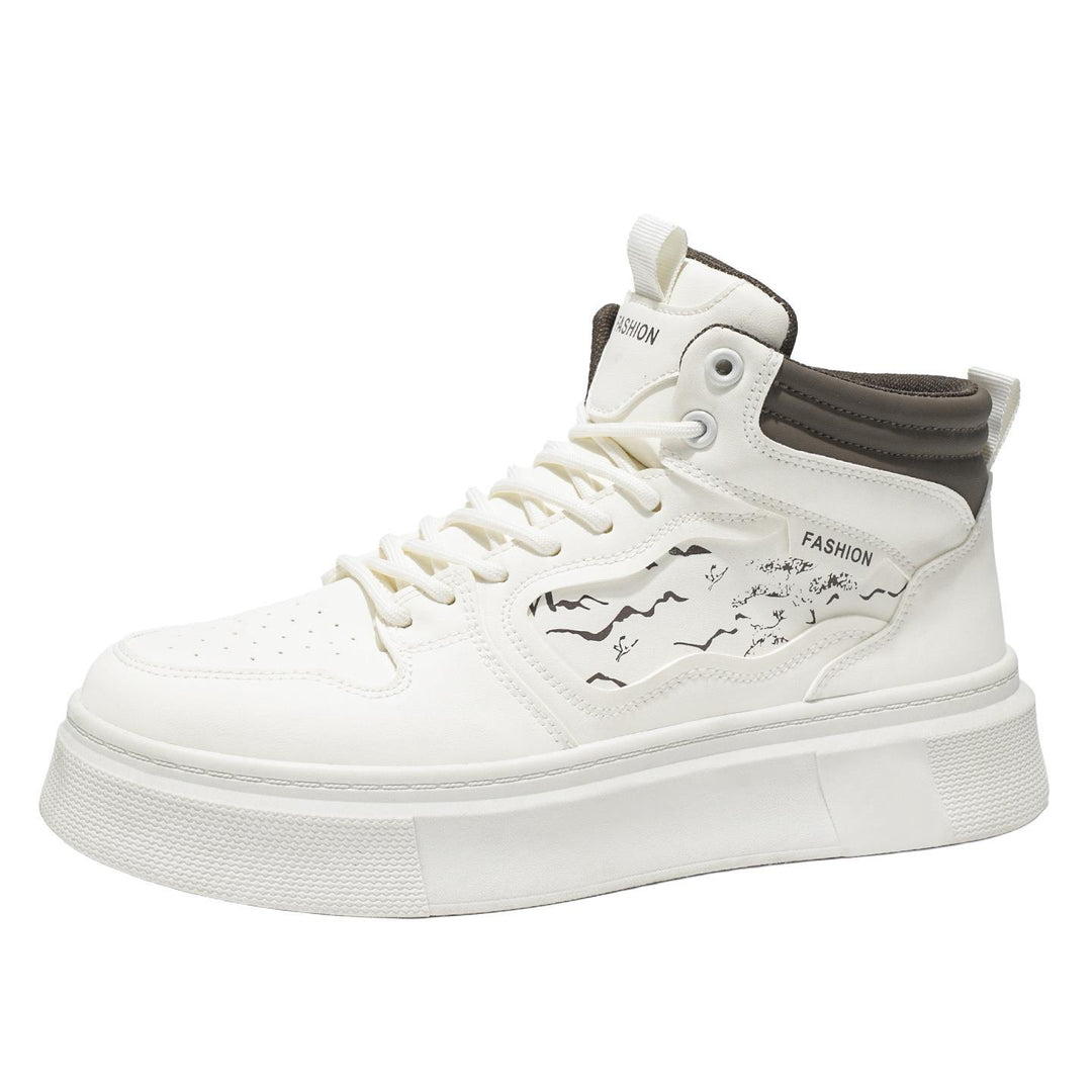 Damen Hohe Sneaker mit griffiger Sohle und modischem Obermaterial EB