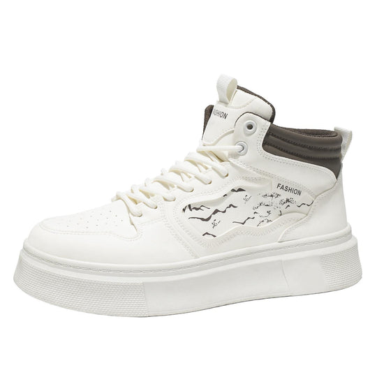 Damen Hohe Sneaker mit griffiger Sohle und modischem Obermaterial EB