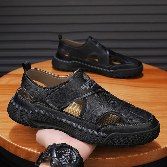Herren Sandalen mit atmungsaktiver Oberseite und rutschfester Sohle EB