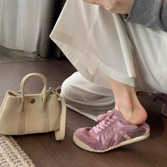 Damen modische Sneakers mit hochwertigem Wildleder und atmungsaktiver Konstruktion EB