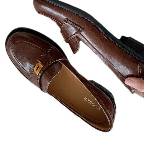 Damen Elegante Mokassins mit modischem Riemendetail EB