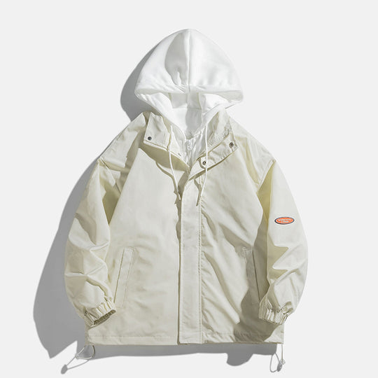 Unisex Übergangsjacke mit Kapuze und atmungsaktivem Innenfutter EB