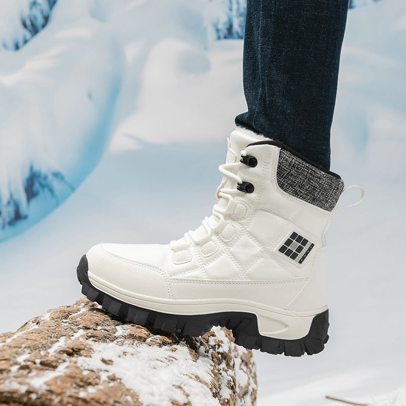 Damen Winterlicher Stiefel mit rutschfester Sohle und isolierendem Futter EB