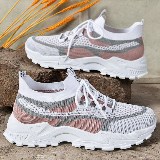 Damen Atmungsaktive Trainingssneaker mit rutschfester Sohle EB