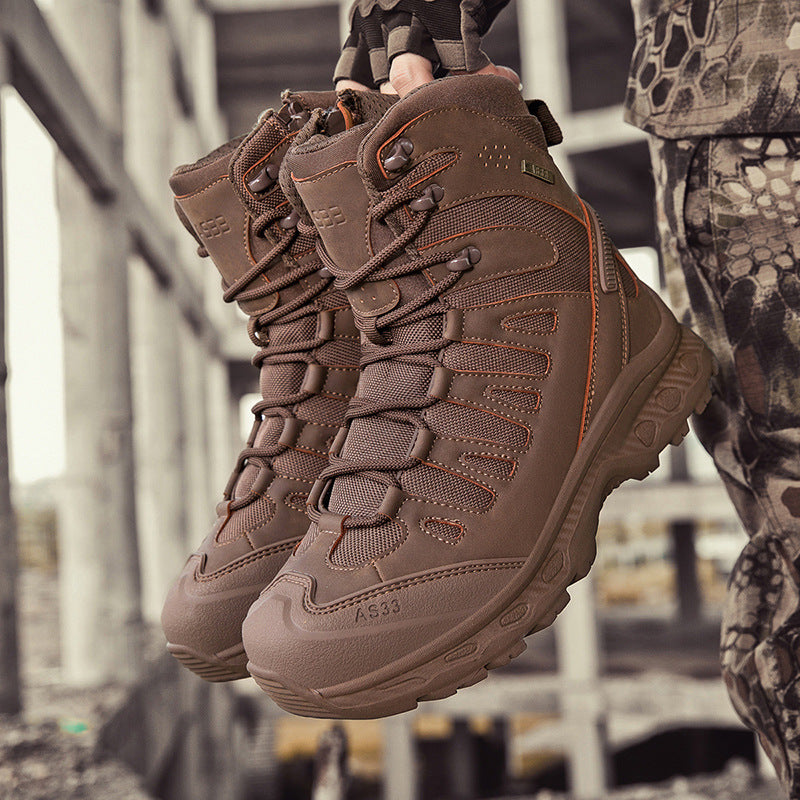 Herren Multifunktionale Bergstiefel mit hohem Knöchelschutz und wasserdichter Membran EB