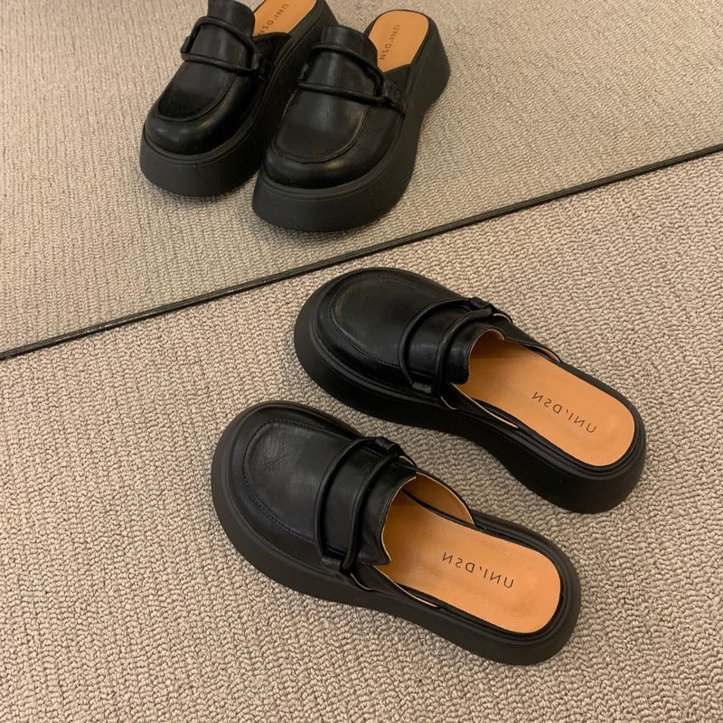 Damen Mokassins mit elegantem Schnallen-Detail und komfortabler Sohle EB