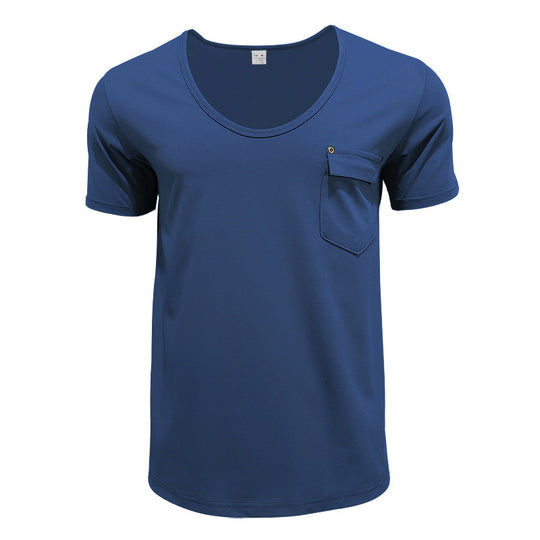 Herren Atmungsaktives T-Shirt mit praktischem Brusttasche EB