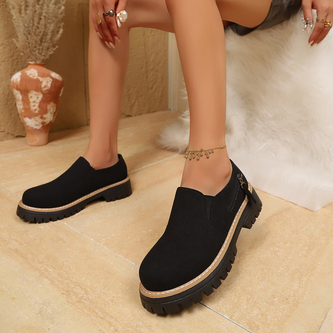 Damen Slip-On Boots mit robustem Profil und komfortabler Einlage EB