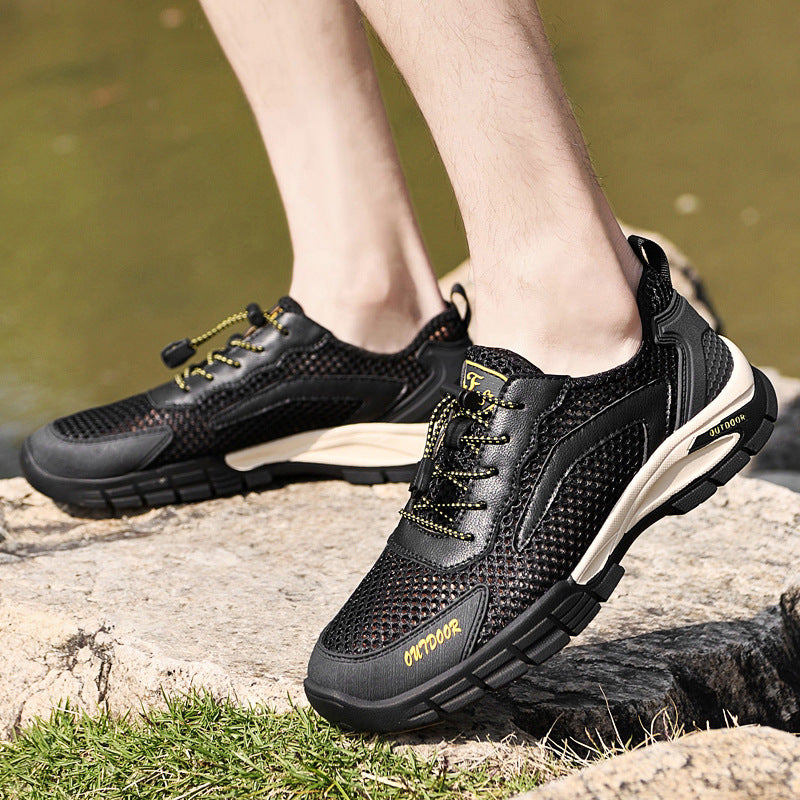 Herren Atmungsaktive Outdoor-Sneaker mit rutschfester Sohle EB