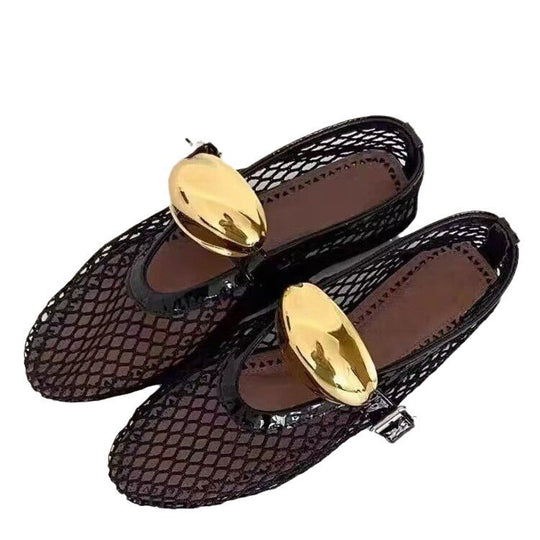 Damen Mesh-Sandalen mit verstellbarem Riemen EB
