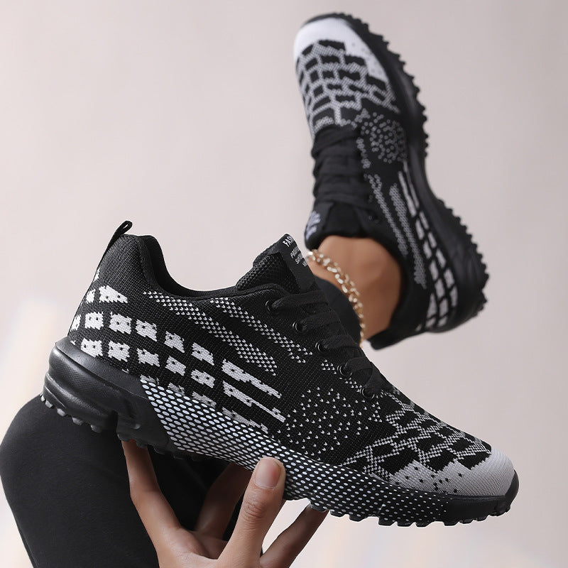 Damen Sportliche Laufschuhe mit atmungsaktivem Obermaterial und rutschfester Sohle EB