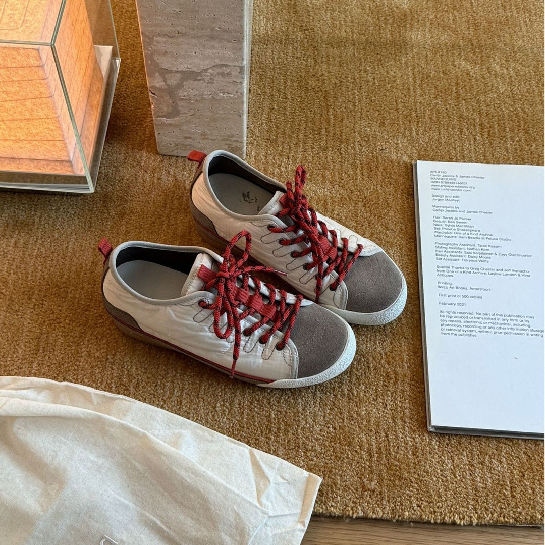 Damen Sportliche Sneakers im minimalistischen Design mit atmungsaktiver Obermaterialkombination EB