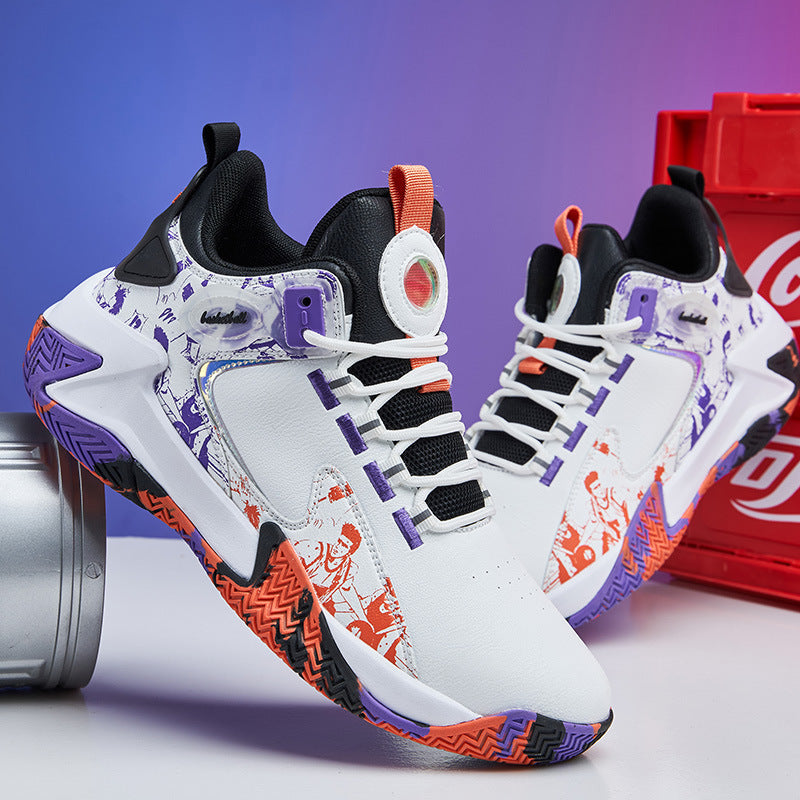 Damen Basketball Sneakers mit stoßdämpfender Technologie und rutschfester Sohle EB