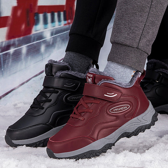 Damen Winterliche Schnürstiefel mit wärmendem Innenfutter EB