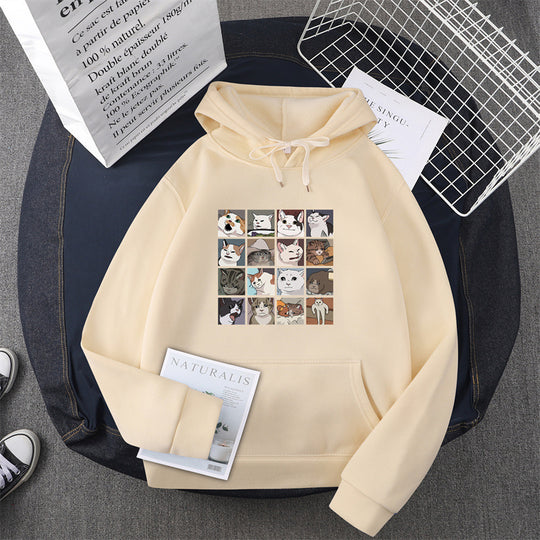 Damen Sweatshirt mit Tier-Motiv EB