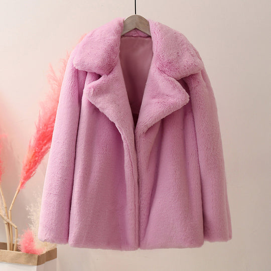 Damen Flauscher Mantel EB