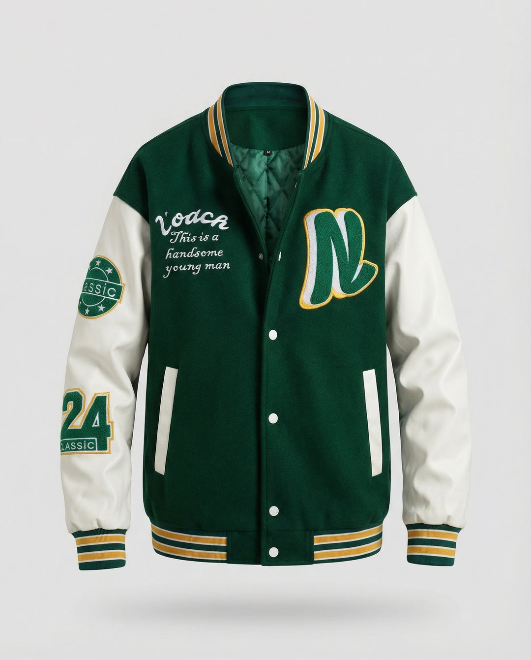 Herren Collegejacke mit Klassischen Details EB