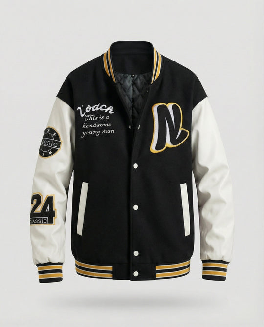 Herren Collegejacke mit Klassischen Details EB