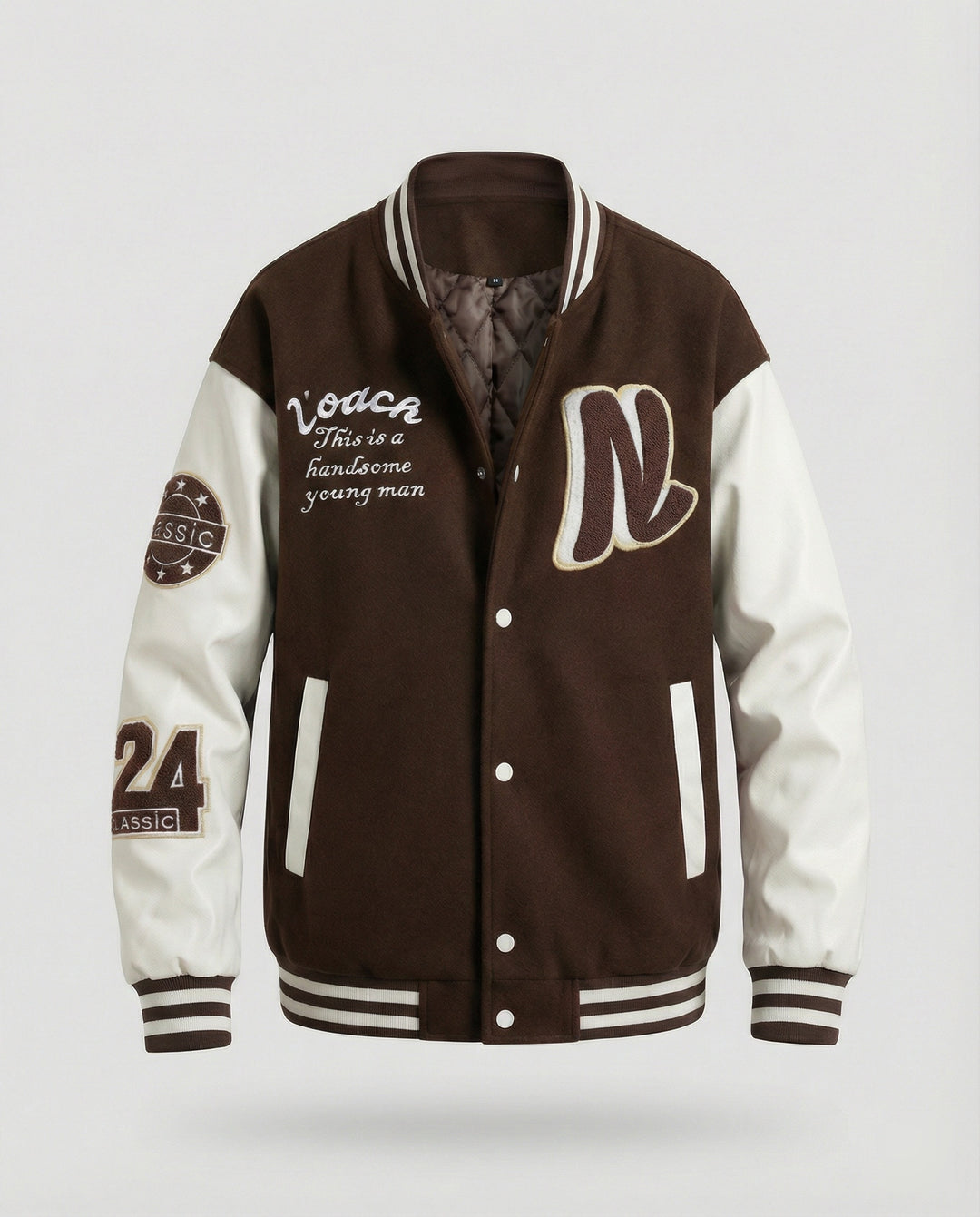 Herren Collegejacke mit Klassischen Details EB