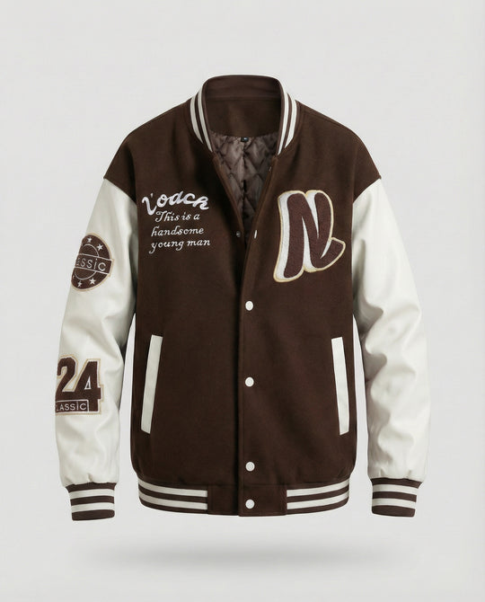 Herren Collegejacke mit Klassischen Details EB