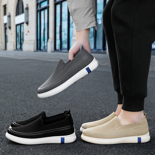 Damen Atmungsaktive Slip-On Freizeitschuhe mit flexiblem Einsatz EB