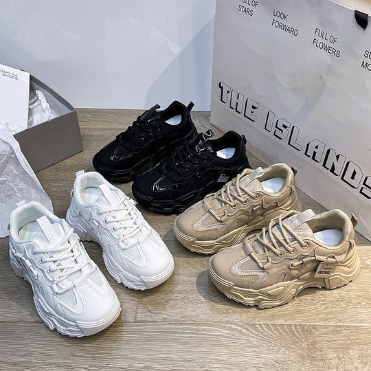 Damen Sportliche Chunky Sneakers mit atmungsaktiver Sohle EB